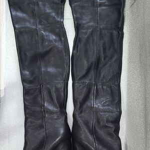 Report Signature Black Leather Boots